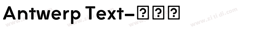 Antwerp Text字体转换